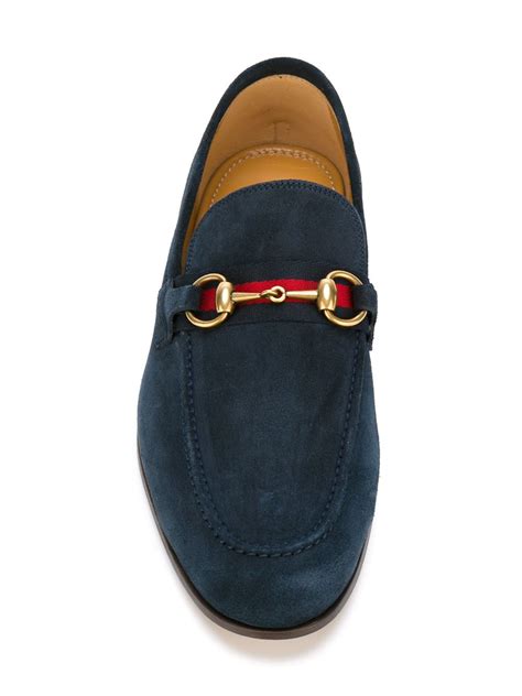 gucci mens blue suede shoes uk
